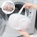Polyester Fiber Oval Laundry Bags With Zipper Closure For Machine Washing Bras And Underwear - Woven Mesh Bra Bag For Apparel Ca