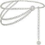 Chain Belts For Women Waist Chain Belt Multilayer Body Belly Chain