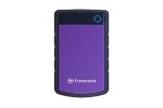 Transcend Storejet 25H3 2.5 Inch 4TB USB 3.0 External Hard Drive - Purple