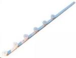 F pole – 6LINE Flat Bar White