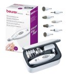 Beurer Mp 41 Electric Manicure & Pedicure Nail Tool Set: 7 Attachments 2 Speed Settings LED Light