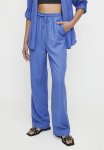 Straight Leg Linen Pants - Marine