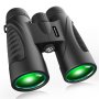 12X42 HD Binoculars For Adults High Powered Super Bright Waterproof Binoculars For Bird Watching Cruise Ship Hiking Travel Sports