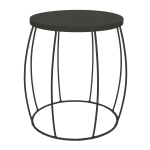 Eclipse Side Table - Saddlewood Ferro