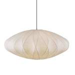 Wide Silk Pendant Light - Large