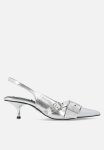 Stepback Slingback - Silver