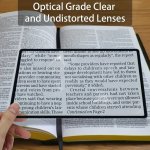 Ultra-slim High-power Magnifying Glass For Students - Clear Distortion-free Magnification Lightweight & Portable Durable For Dai