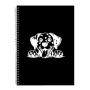 Dalmatian Dogs Gift Idea Writing Book Notepad Notebook A5 503