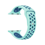 Kd Silicone Apple Watch Strap 38 40MM Apple S m Frost Blue & Blue