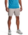 Men's Ua Vanish Woven 2-IN-1 Shorts - Ghost Gray XL