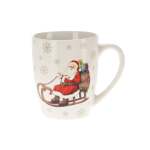 Mug Porcelain 340ML - Santa On Sleigh