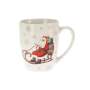 Mug Porcelain 340ML - Santa On Sleigh