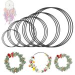 15 Pcs Metal Rings For Crafts 5 Size Metal Rings Hoops For Crafts Making Wedding Christmas Floral Hoop Wreath Decor And Diy Drea
