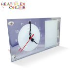 Sublimation Glass Mirror Wall Clock