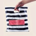 50PCS Black & White Striped Plastic Gift Bags - Versatile Tote For Candy Jewelry Birthday Gifts Party Favors And Shopping