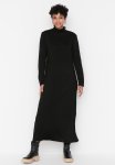 Modest Sweater Dress - Black