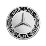 Mercedes Centre Wheel Hub Cap 75MM - Single Black