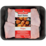 County Fair Fresh Chicken Thighs Per Kg