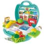 Kids Cash Register Play Set - Pretend Grocery Store With Fruits & Veggies