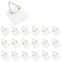 Plate Hanger Adhesive Wall Hanger Square Self Adhesive Hooks Sticky