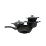 Black CEM Cast Aluminium 7 Piece