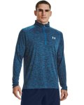 Men's Ua Tech Zip Long Sleeve - Cruise Blue LG