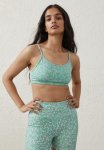 Cotton On Lifestyle Yoga Crop - Bobby Floral Greens