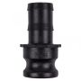Camlock Pp Type E Male Adaptor X Hose Tail - 100MM