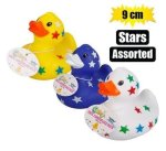 Baby Vinyl Themed Duck 9CM Star Asstd