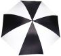 Golf Umbrella - Eva Handle - Black & White