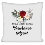 World's Most Badass Insurance Agent Gift Scatter Cushion