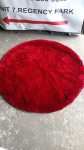 Round Red Rug