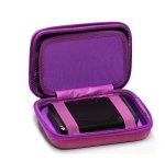 Navitech Purple Hard Water Resistant MP3 Digital Audio Player Case cover Compatible With Apple 8GB 4TH Generation Ipod Touch