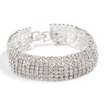 Silver Diamante Classic Bracelet