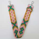 Symmetry Tote Bag Straps Silver Metal - Coral