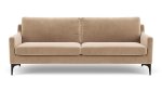 Slip Cover For Anna 3 Seater Sofa Velour Matt Beige Cover Only Anna Sofa Sold Separately - Velour Matt Beige