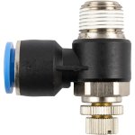 AirCraft Flow Control Swivel Elbow Pu 12MM X 3 8" M