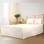 Egyptian Cotton - Fitted Flat Pillowcase - Sheeting - 400TC Ivory