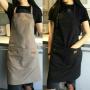 1PC Durable Canvas Polyester Apron With Pockets - Perfect For Butchers Bakers And Bbq Chefs