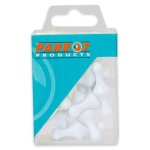 Magnet Map Pins 25 Box - SIZE:16MM - White