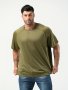 Plus Size Men's Solid T-Shirt Sports Casual Short Sleeve Tees For Summer Men's Clothing