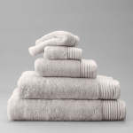 Zero Twist Towel Light Grey - Bath Sheet 90X160CM