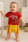Branded Kids Romper Lifeguard 1 To 24 Months