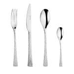 Artesia 24PC Textured Steel Cutlery Set