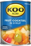 Koo Fruit Cocktail In Syrup Fruits