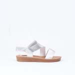 Flatform Sandal - 4 Kids Silver