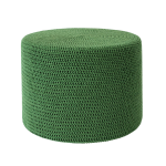 Round Ottoman Forest Green