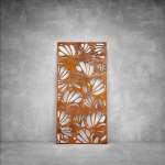 Laser Cut Screen - Design 066 - 2900 X 1400 X 20 Rust Coat Outdoor