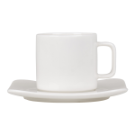 @home Contemp Square Espresso Cup & Saucer