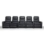 Home Theatre 5 Seater 5 Action Recliner With Cupholder
